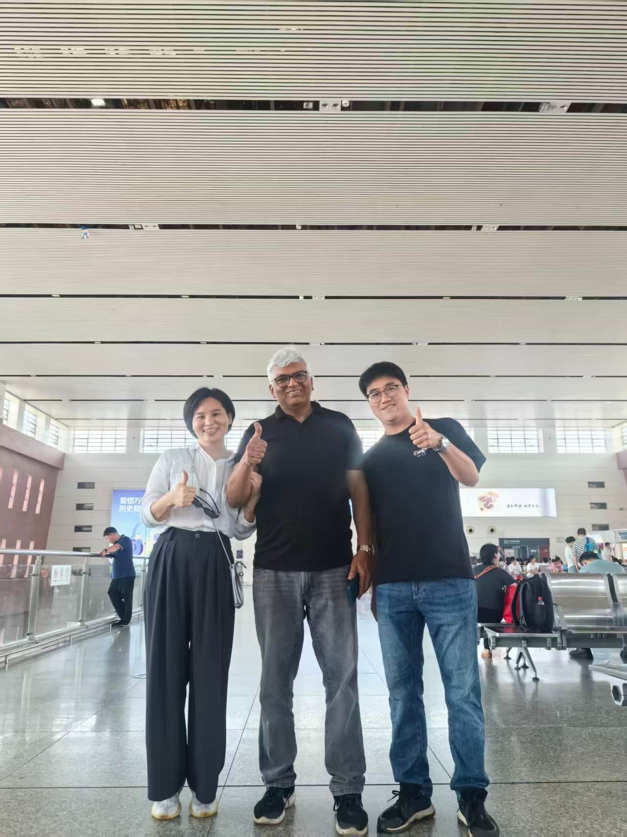 Client pickup at airport
