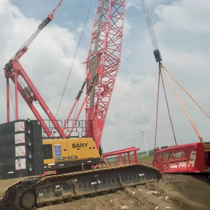 SANY SCC1500A — 150T Crawler Crane 5