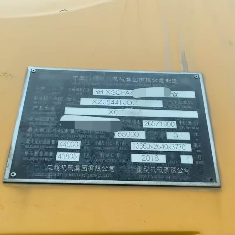 XCMG XCT55L6 — 55T Truck Crane 5