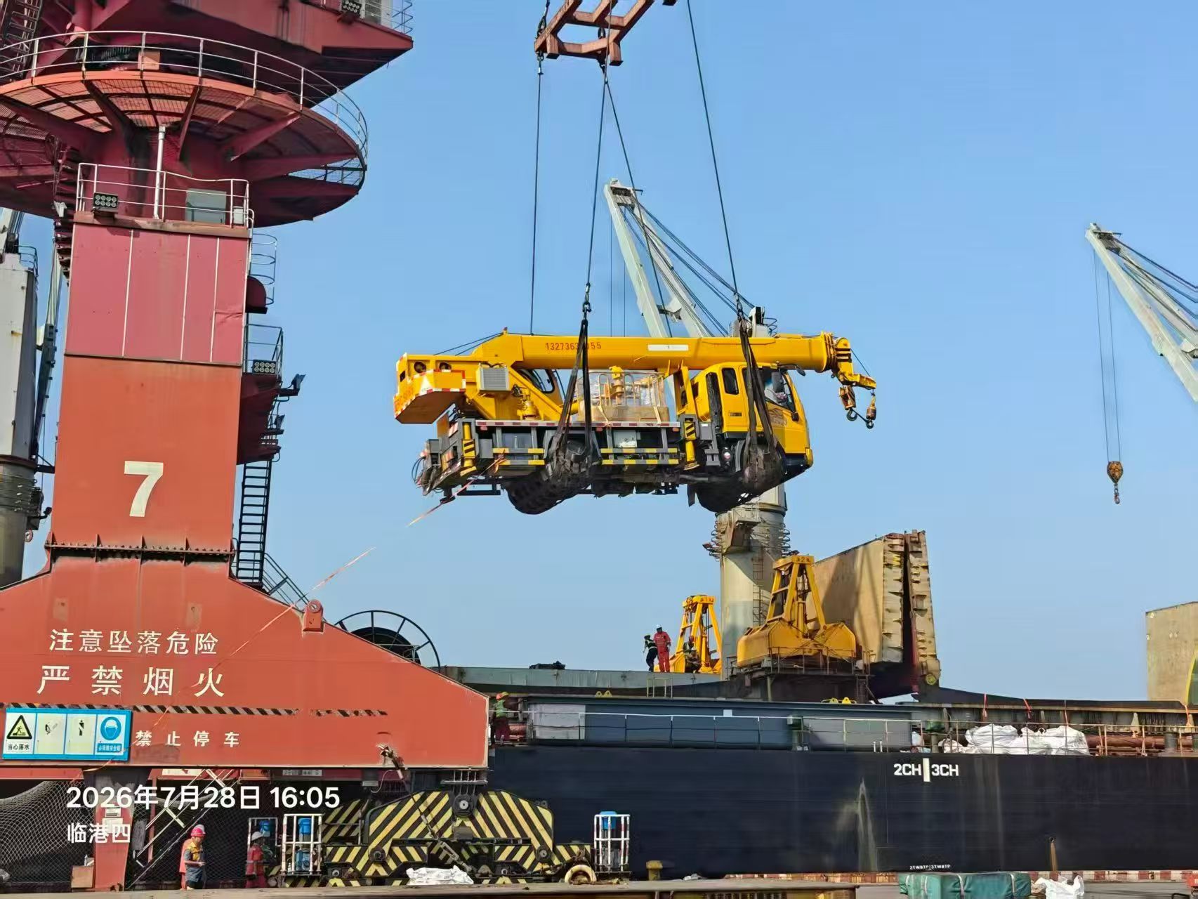 RORO vs Container Shipping for Used Cranes